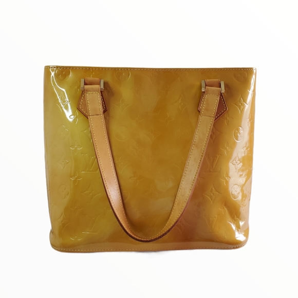 ‼️SOLD‼️ LOUIS VUITTON VERNIS HOUSTON YELLOW MONO - Picture 3 of 15